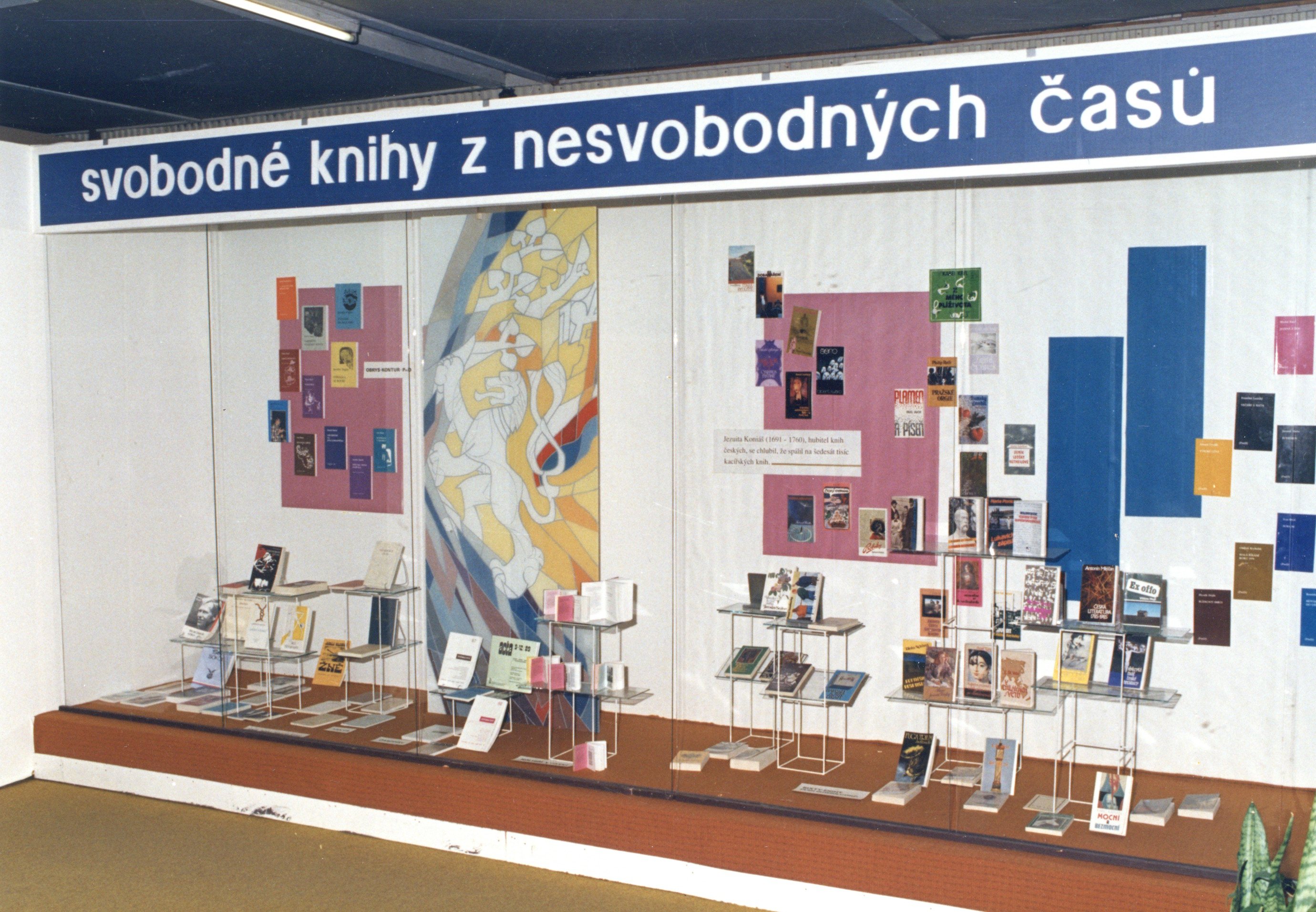 Plzeň - v&yacute;stava zak&aacute;zan&yacute;ch knih 1 1990